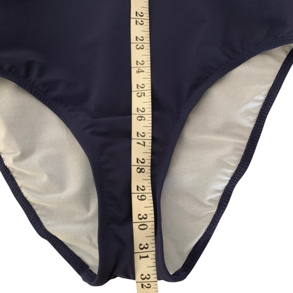 Christina Swimsuit Women's Size 8D NWT Navy White Mediterranean Floral One Piece - Picture 6 of 6